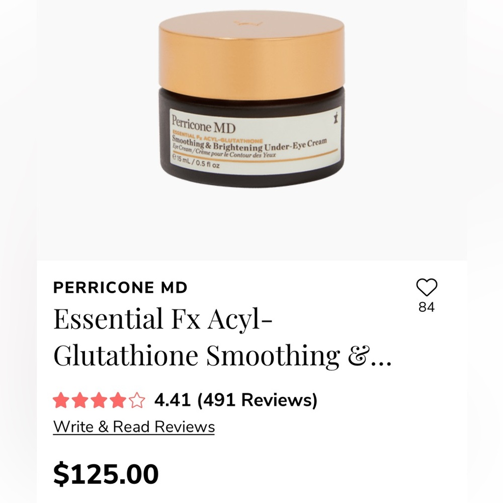 Perricone MD Smoothing & Brightening Under Eye Cream
